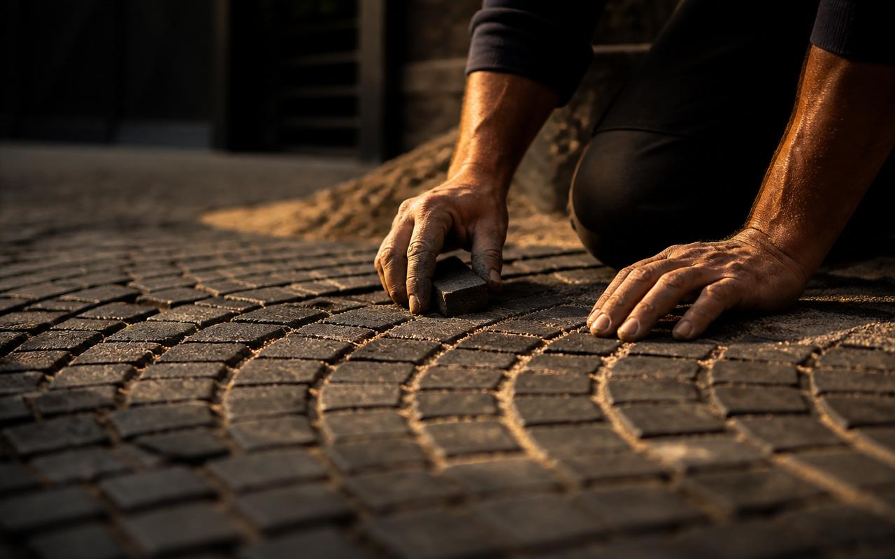 Cobble Stone Lying (Fixing) & Path